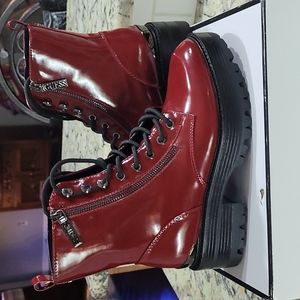 Guess Red Boots